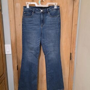 Ann Taylor Medium Blue Boot Cut Jeans